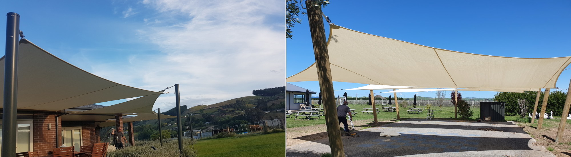 Shade sails Hawkes Bay Outdoor shade cloths Hastings